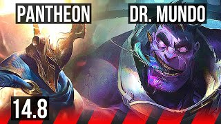 PANTHEON vs DR. MUNDO (TOP) | 12/4/10, Dominating | EUW Master | 14.8