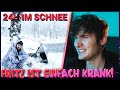 24H im SCHNEE - Fritz aka "Bear Grylls" Meinecke! Alter Krank | Marius Angeschrien Twitch Reaktion