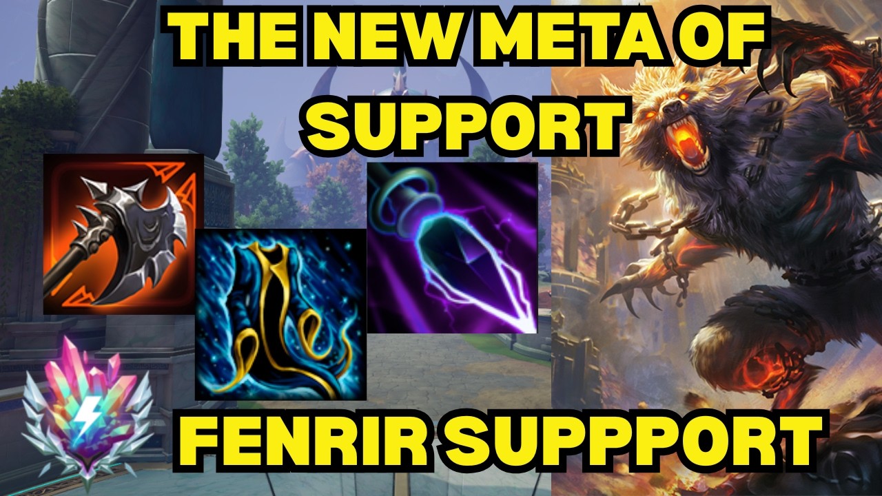 THE NEW META OF SUPPORT IS OP - Fenrir Support Smite 2 Gameplay