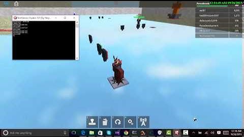 ROBLOX Btools exploit 9/26/2015.