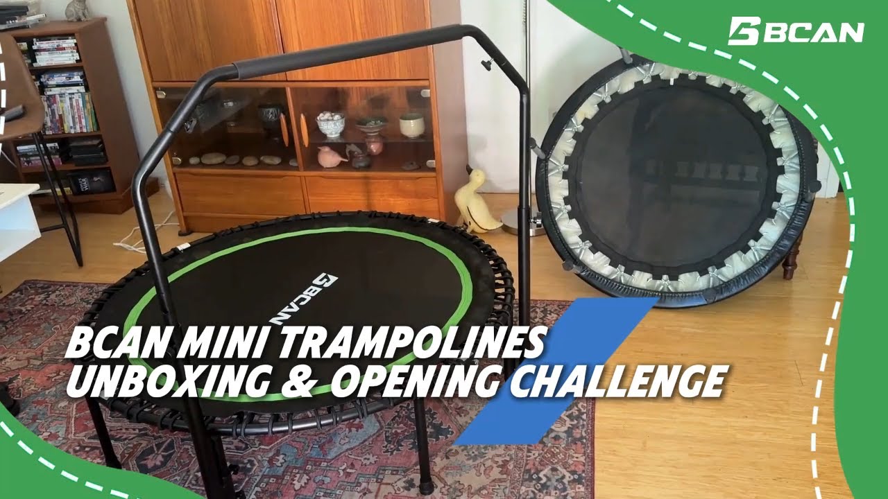 Unboxing the Fun: My First Bounce on the BCAN Mini Trampoline! 