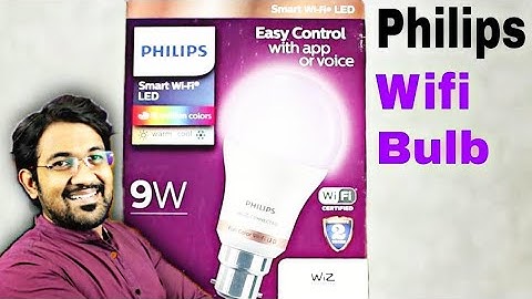 Philips Smart Wifi RGB Led Bulb Review & Full Set Up Of Wiz App