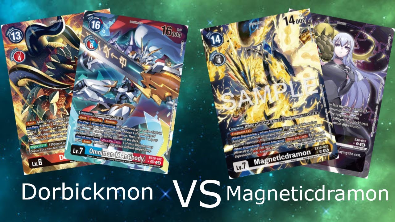 Дорбикмон против Магнетикдрамона | Digimon TCG Matches EX10