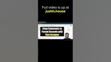 Copy Comments to Parent Records with Flow Designer - short 🩳 #servicenow #agile #ado #integrations