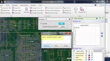 CR-8000 Design Force: Automatic tuning of Differential Pairs