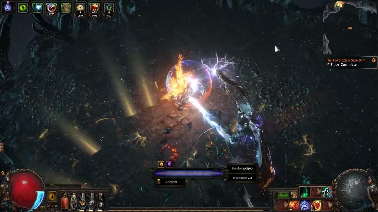 Path of Exile Mirror of Kalandra drop Forbidden Sanctum YouTube