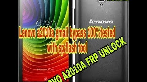 lenovo a2010a frp unlock