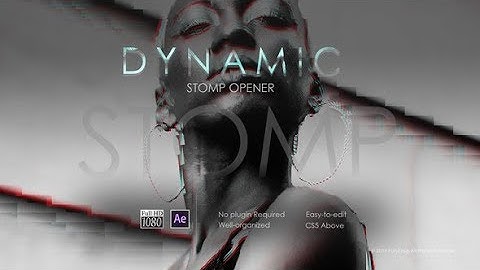 Dynamic Stomp Opener (After Effects Template)