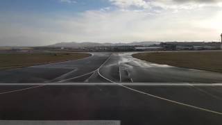 Take off from Edinburgh