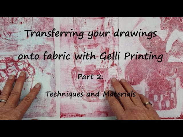 Balzer Designs: Gelatin Printing Magazine Transfer