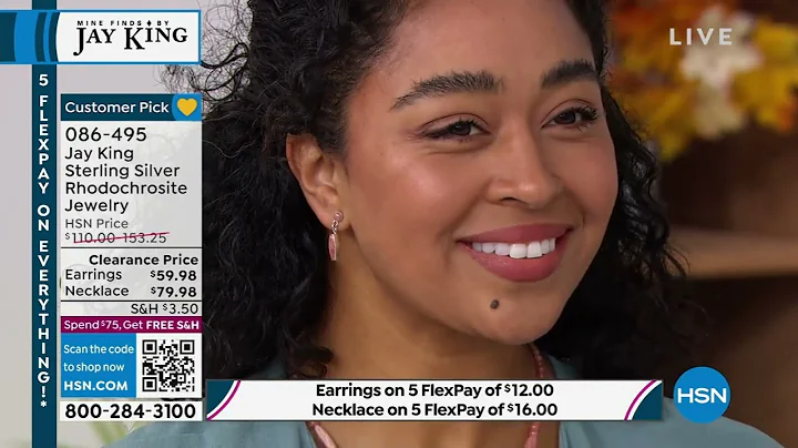 Jay King Sterling Silver Rhodochrosite Bead Necklace