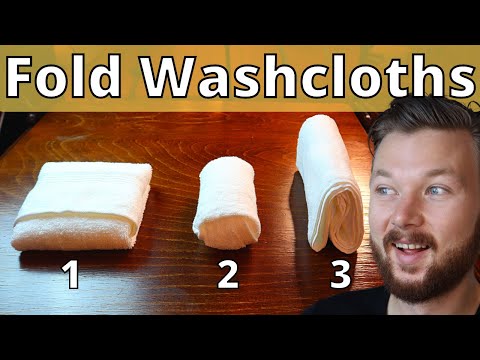 3 Clever Ways to Fold Washcloths (and Small Towels)