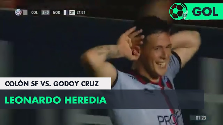 Leonardo Heredia (3-0) Colón SF vs Godoy Cruz | Fecha 6 - Superliga Argentina 2018/2019
