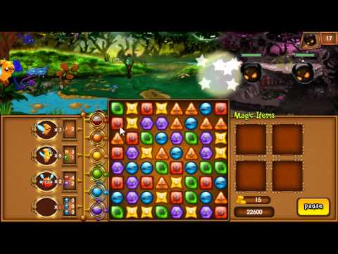 Gameplay (versão alfa) do game Fairies vs Darklings: Arcane Edition