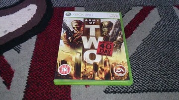 Nostalgamer Unboxes Army Of Two The 40th Fortieth Day For Xbox 360 System PAL UK