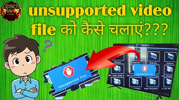 how to play  not supported video #play any video format in LED LCD TV #play unsupported video file