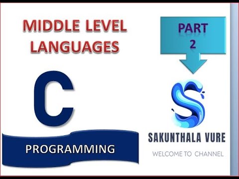 Types of middle level languages 02( C-lang) - YouTube