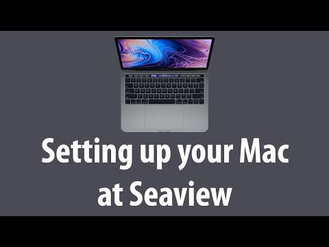 Connecting to the Network MacOS - Seaview Tech Tips