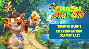 Crash On The Run - Temple Ruins Challenge Run (Gameplay)