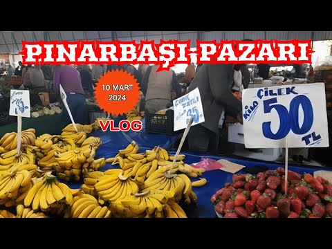 🇹🇷 Ramazan Öncesi Antalya Konyaaltı Pınarbaşı Pazarı [10 Mart 2024] Vlog 4K