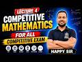 Maths Foundation Batch Lecture 4 by happy sir Basic to Advance | For #SSC & #BSSC #bssccgl