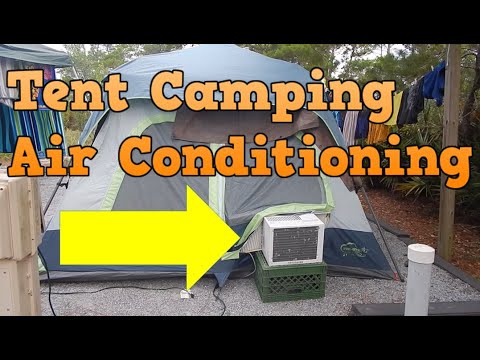 Keep Your Tent Cold In Hot Weather! - Youtube