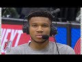 Giannis Antetokounmpo Talks Win against the Heat, Postgame Interview - Game 2  | 2021 NBA Playoffs