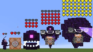 All of your All Minecraft Bosses and Wither Storm questions in 1 hour  BIG compilation