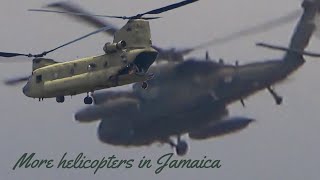 More helicopters in Jamaica 💥 Chinook etc