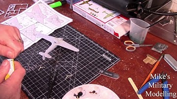 Hawker Hurricane MK1  (Part 3 Building the Undercarriage & ready for painting ) An Airfix kit 1:72