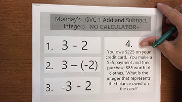 Bellwork Introduction