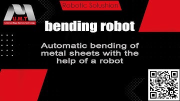 Automatic bending of metal sheets with the help of a robot
