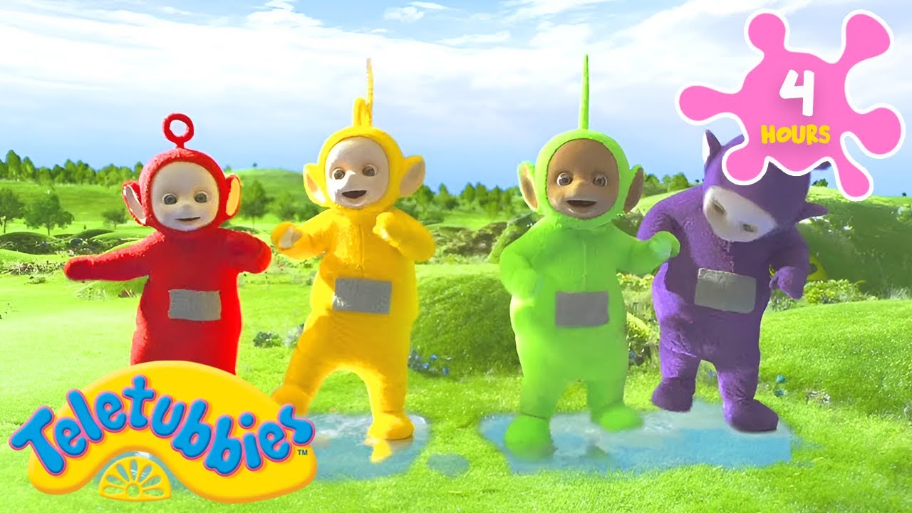 Teletubbies | Isn't Splashing in Puddles Fun! Toddler Sensory Play | Full Episodes | Kids Movies