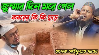 হাফেজ সাইফুল্লাহ সাহেব ওয়াজ ┇জুম্মার দিন মরে গেলে কবরে কি কি ছাড় পাবেন┇saifullah saheb waz 2024