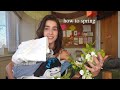 how to do spring sustainably (in a dorm room)