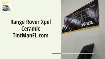 Range Rover Sport tinted with Xpel Ceramic XR 45% windshield, 5% doors & 15% on top of factory smoke