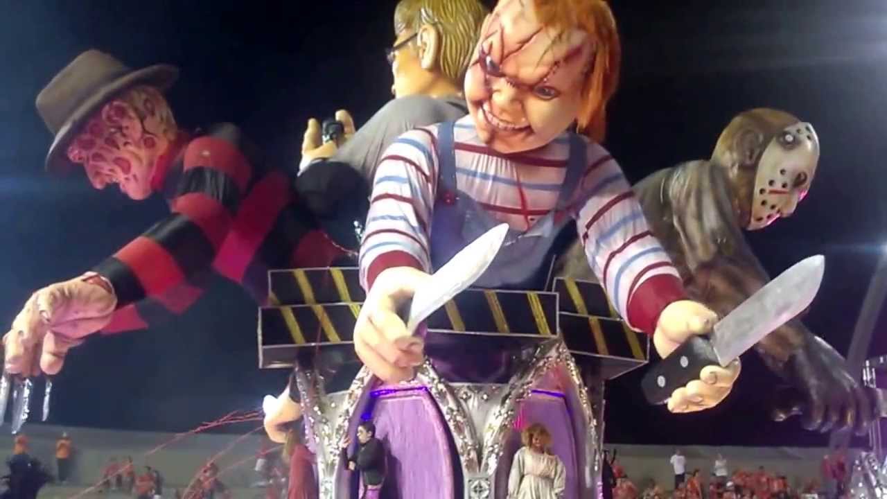 Freddy Krueger, Jason e Chucky no carnaval - YouTube.