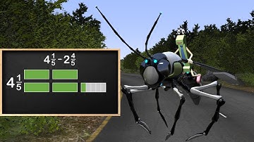 Subtracting Mixed Numbers - 4th Grade Mage Math