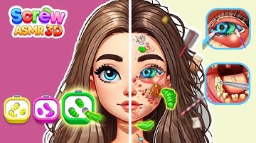 Screw ASMR 3D Gameplay | Satisfying ASMR Screw Puzzle Solve