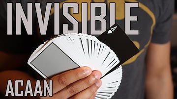 COMPLETELY Impromptu INVISIBLE ACAAN Card Trick!