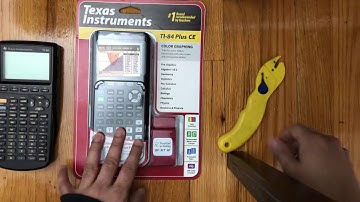 2019 NEW Texas Instrument Ti 84 Plus CE graphing calculator Unboxing