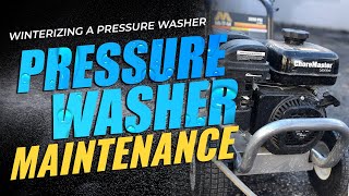 Winterizing a Pressure Washer FAST! Quick Tips in Under 5 Minutes.
