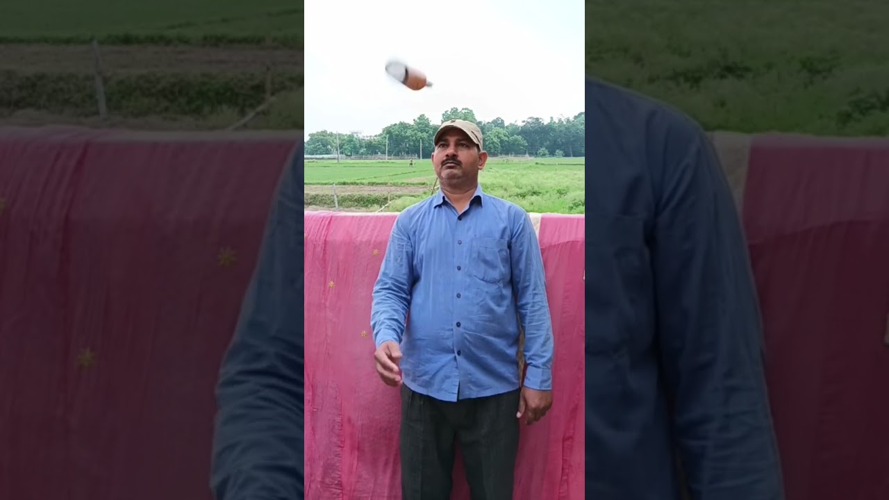 Bottle rotation juggling 