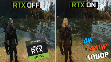 The Witcher 3 Next Gen Update Ray Tracing ON vs Ray Tracing OFF - 4K 1440p, & 1080p - Ultra Settings