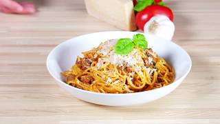 Chefman Multi Cooker Spaghetti with Meat Sauce