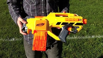 Nerf N-Strike Elite Rayven Stinger - Range Test (Stock)