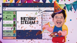 Birthday stream | Skribbl time with 800 people (Clickbait)  !social #mortalarmy