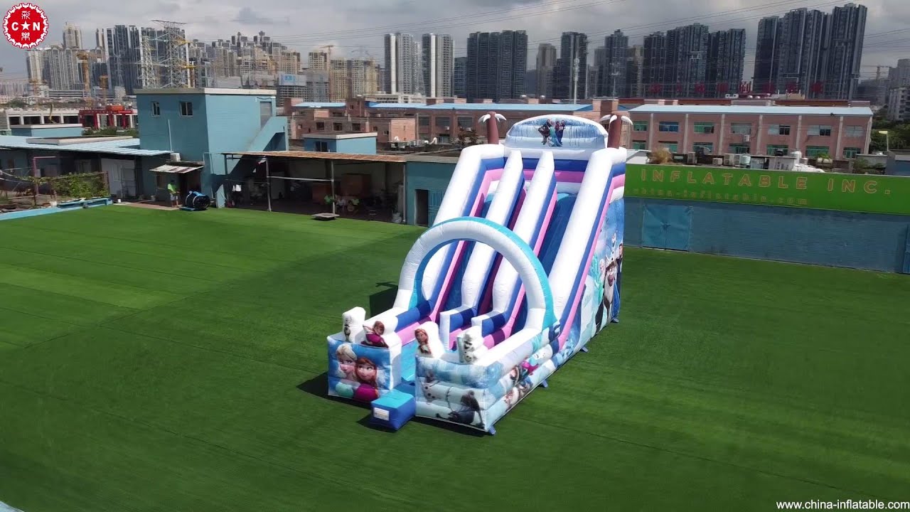 Disney Frozen Inflatable Slide Commercial Giant Slide Toddler