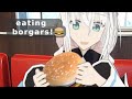 Fubuki Eats American Burger Pt 3 Shirakami Fubuki Hololive IRL