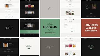 Nelumbo Blooms — Flower Shop HTML/CSS Website Template | Responsive, Dark Mode, No Frameworks